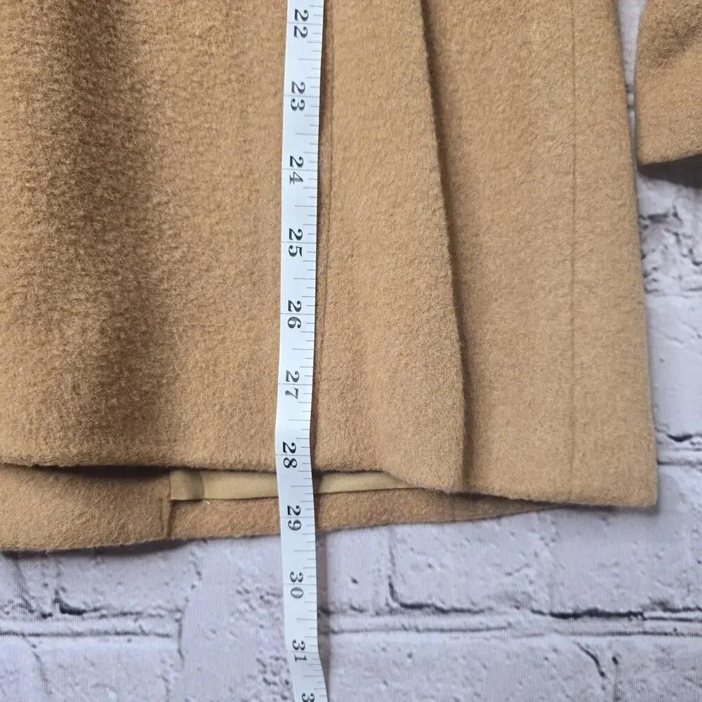 Vintage Harve Bernard Wool Blend Tan Single‎ Button Blazer Coat Jacket Size Med?
